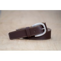 CEINTURE CUIR BRUN| La french